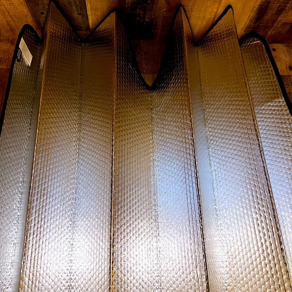 STAR WARS Car Sun Shade 27 x 56 Double Sided Reflector FRONT WINDSHIELD COVER - Picture 4 of 4